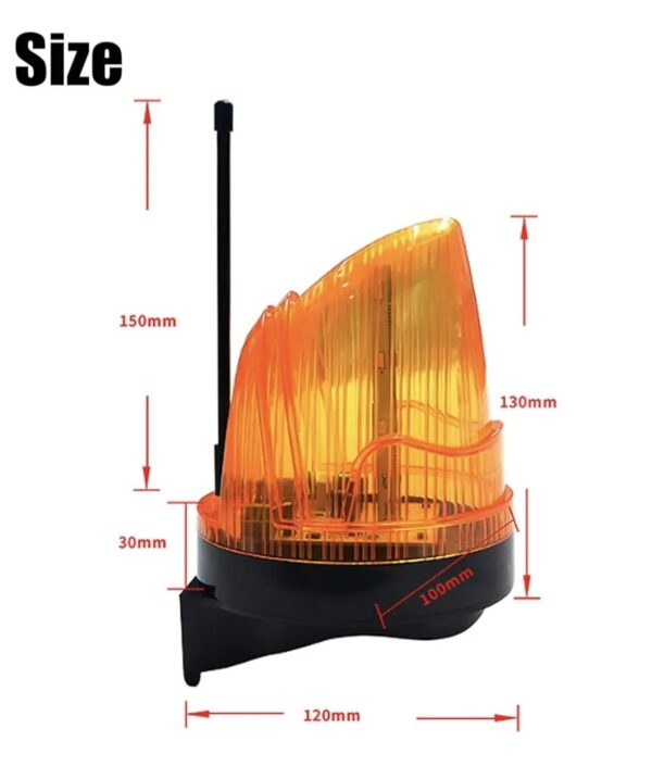 Accessorio Universale per Tutti i Tipi di Cancelli – Lampeggiante SM24L - Image 2